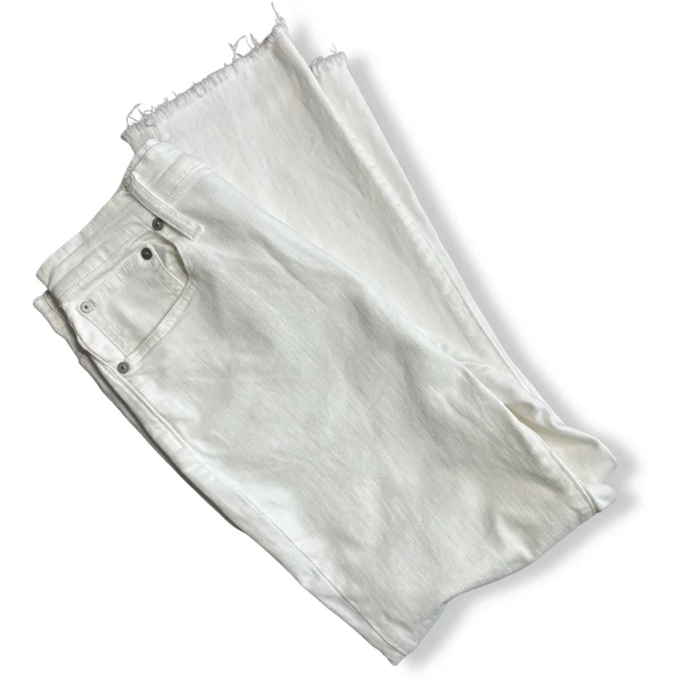 Madewell High-Rise Crop Boyjean – White - Picture 4 of 9
